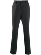 Versace Straight-leg Tailored Trousers - Grey