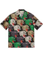 Gucci Panther Face Bowling Shirt - Multicolour