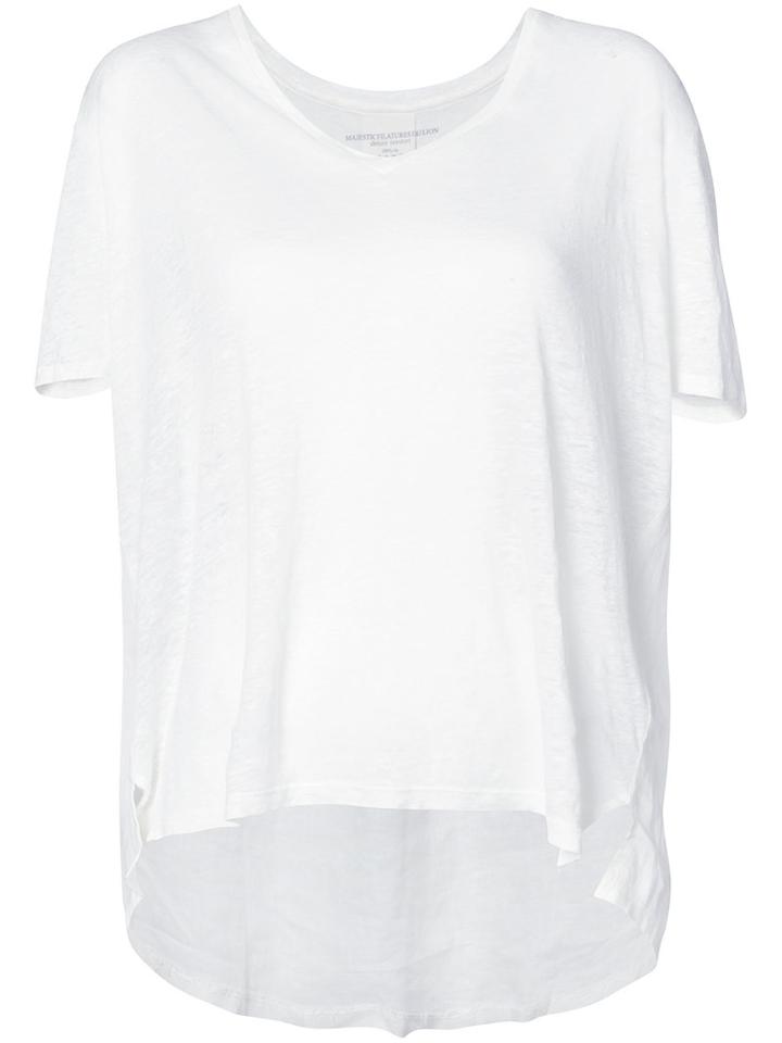 Majestic Filatures - Relaxed Fit T-shirt - Women - Linen/flax - 3, White, Linen/flax