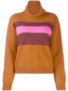 Chinti & Parker Textured Strip Jumper - Neutrals