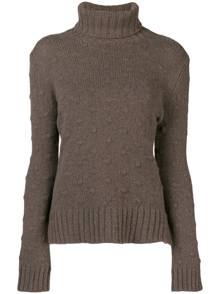 Borgo Asolo Turtle Neck Jumper - Brown