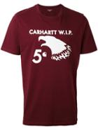 Carhartt - Printed T-shirt - Men - Cotton - S, Pink/purple, Cotton