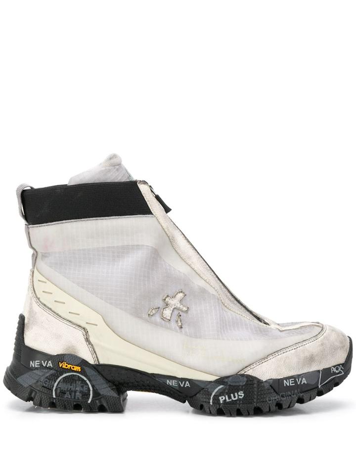 Premiata Ziptrek Boots - White