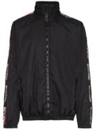 Moschino Logo Sleeve Sport Jacket - Black