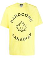 Dsquared2 Hardcore Canadian T-shirt - Yellow