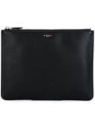 Givenchy Zip Clutch, Men's, Black, Calf Leather
