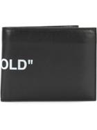 Off-white Bi-fold Wallet - Black