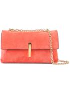 Hayward Margaux Shoulder Bag, Women's, Yellow/orange, Calf Suede