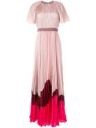 Roksanda Colour-block Pleated Dress - Pink