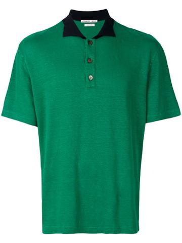 Common Wild Short-sleeve Polo Top - Green
