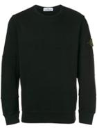 Stone Island Long Sleeved Sweatshirt - Black