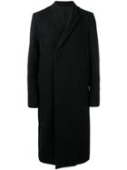 Rick Owens Long Straight-fit Coat - Black