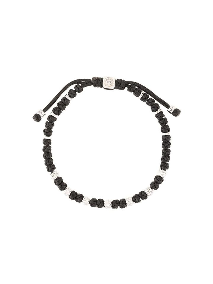 Tateossian Macramé Knot Bracelet - Black