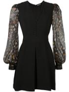 Alexander Mcqueen 'obsession' Print Evening Dress, Women's, Size: 46, Black, Silk/viscose