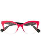 Miu Miu Eyewear Cat-eye Shaped Glasses - Pink