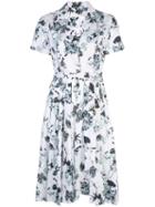 Jason Wu Collection Floral Print Shirt Dress - White