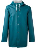 Stutterheim Stockholm Raincoat, Adult Unisex, Size: Small, Blue, Pvc/cotton/polyester
