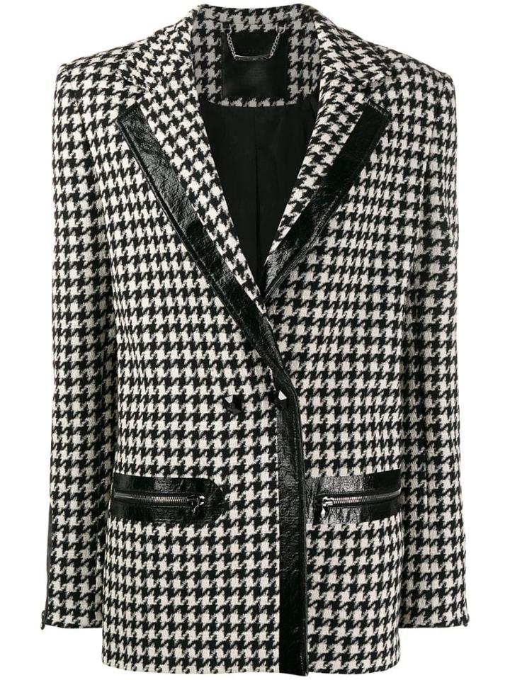 Philipp Plein Houndstooth Blazer - Black