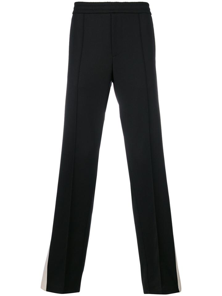 Valentino Jogging Trousers With Contrasting Side Panels - Black