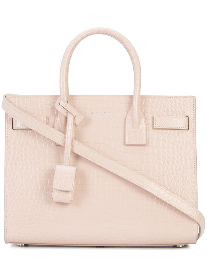 Saint Laurent Sac De Jour Tote - Pink & Purple