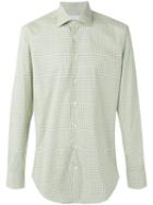 Etro - Geometric Print Shirt - Men - Cotton/spandex/elastane - 40, Green, Cotton/spandex/elastane