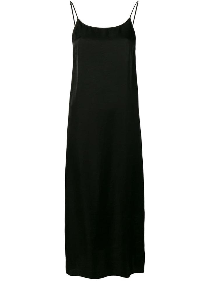 Uma Wang Midi Slip Dress - Black