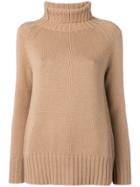 Max Mara Roll Neck Sweater - Neutrals