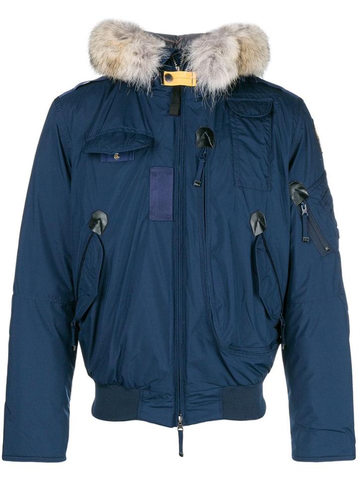 Parajumpers Fur Hood Jacket - Blue