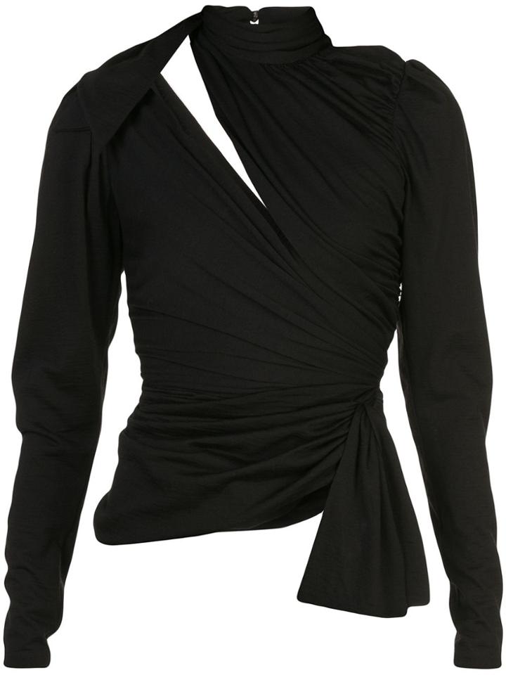 Altuzarra Deepa Cut Out Top - Black