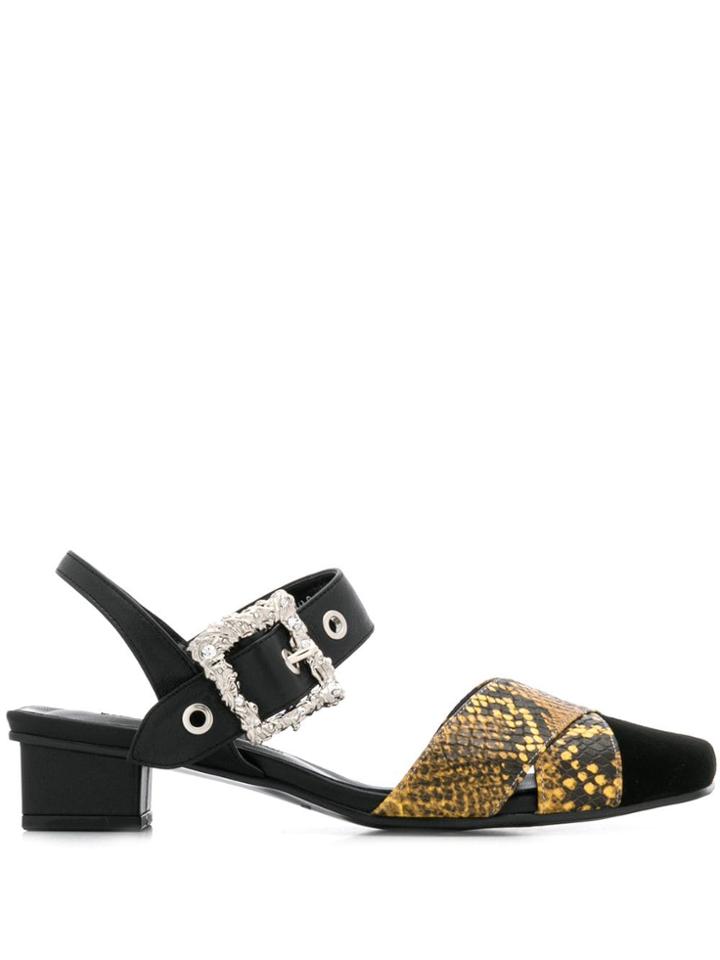 Yuul Yie Open Toe Pumps - Black