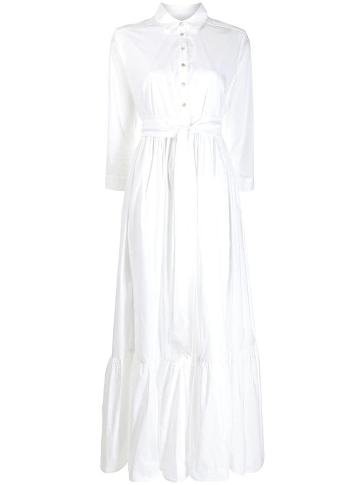 Guardaroba Long Shirt Dress - White