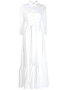 Guardaroba Long Shirt Dress - White