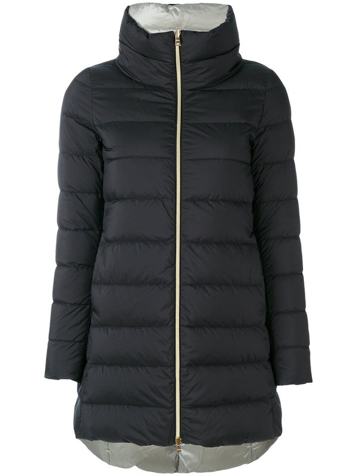Herno - Puffer Jacket - Women - Polyamide/polyurethane - 44, Black, Polyamide/polyurethane