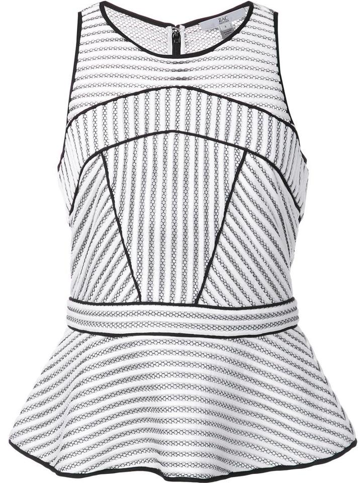 Zac Zac Posen 'goldie' Blouse, Women's, Size: 14, White, Polyester