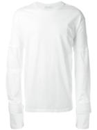 Faith Connexion Oversized Double Sleeve Sweatshirt, Men's, Size: M, White, Cotton