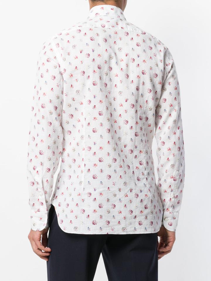 Barba Floral Shirt - White