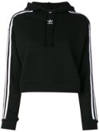 Adidas Stripe Sleeve Hoody - Black