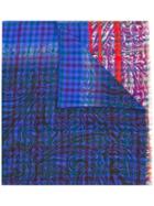 Etro - Printed Scarf - Men - Silk/wool - One Size, Blue, Silk/wool