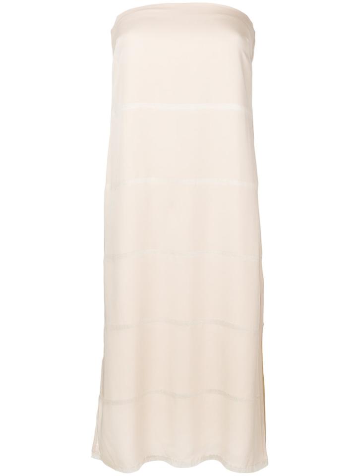 Elizabeth And James Strapless Midi Dress - Nude & Neutrals