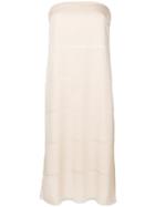 Elizabeth And James Strapless Midi Dress - Nude & Neutrals