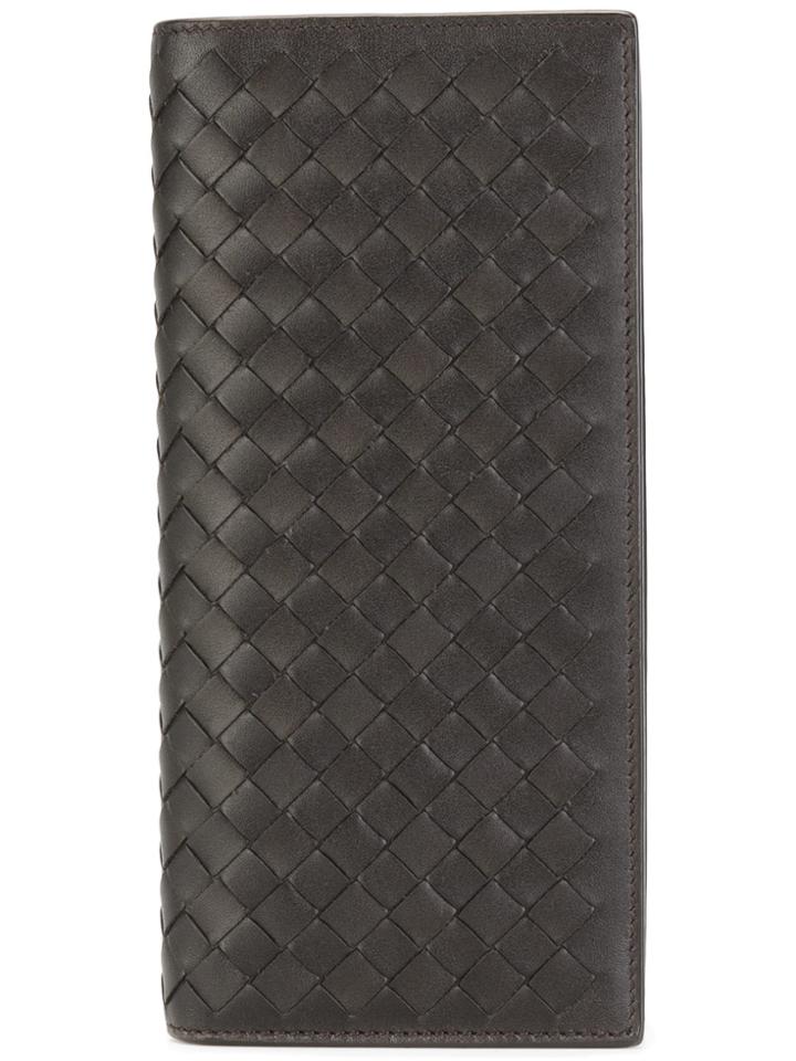 Bottega Veneta Espresso Intrecciato Continental Wallet - Brown