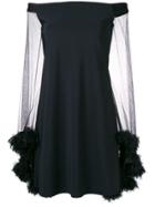 Le Petite Robe Di Chiara Boni Ruffle Sleeve Dress - Black