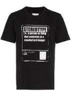Maison Margiela Stereotype Print T-shirt - Black