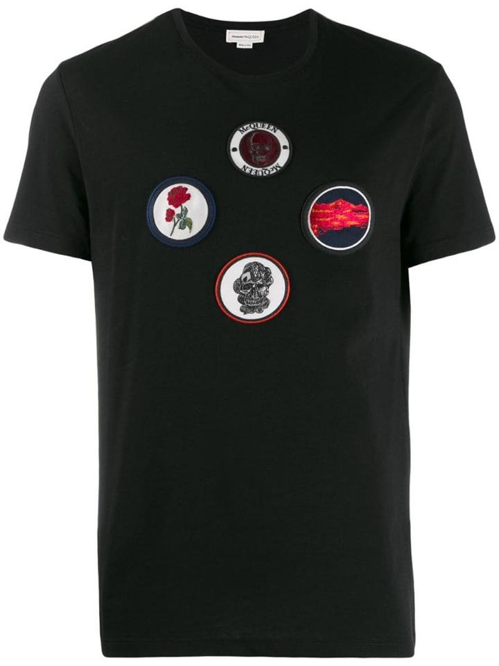 Alexander Mcqueen Patch Details T-shirt - Black