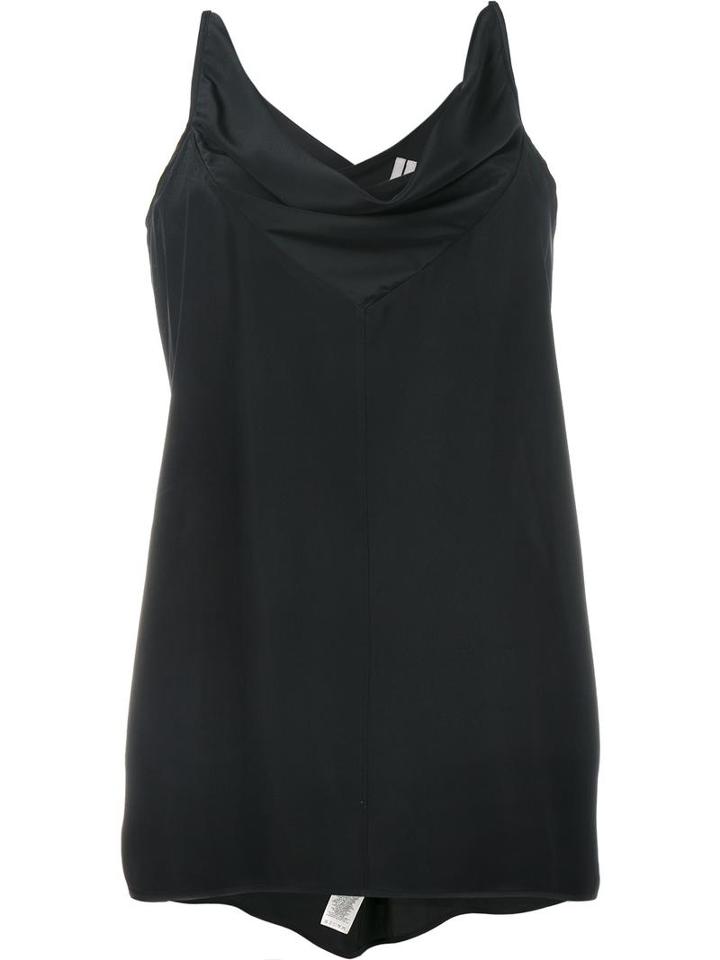 Rick Owens Cowl-neck Top, Women's, Size: 40, Black, Acetate/silk