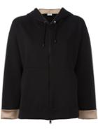 Brunello Cucinelli Zipped Hooded Jacket, Size: Large, Black, Cotton/polyamide/spandex/elastane