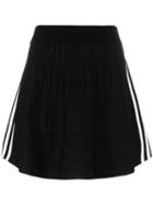Adidas Originals Stripe Detail Skirt, Women's, Size: 44, Black, Rayon/cotton