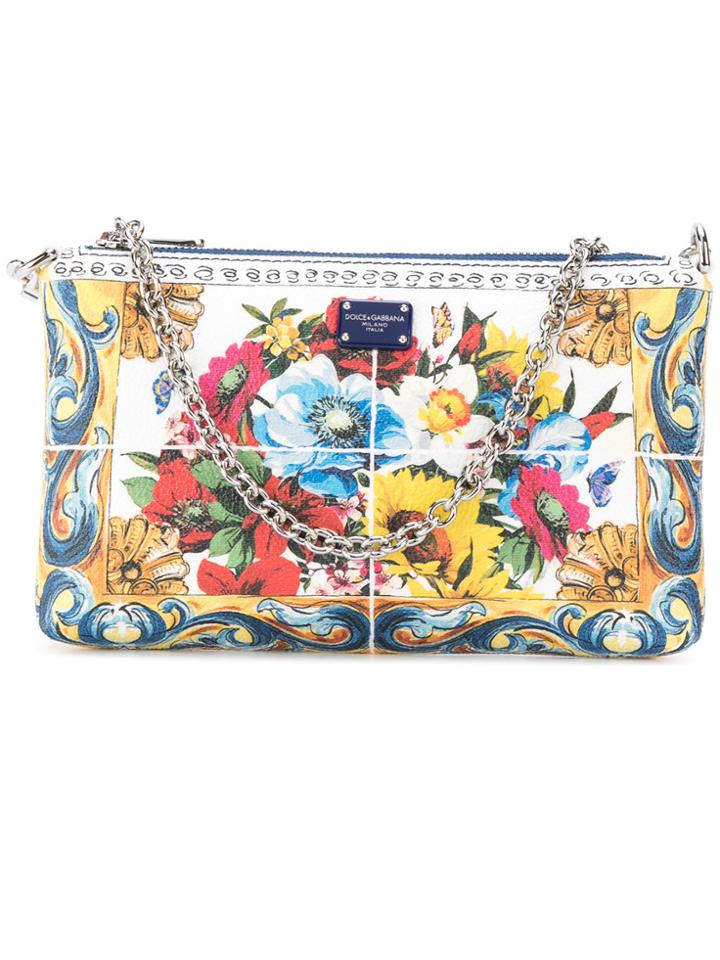 Dolce & Gabbana Tile Printed Clutch - Multicolour