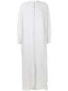 Aspesi Striped Long Shirt Dress - Blue