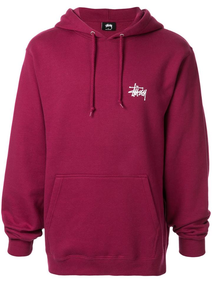 Stussy Chest Logo Hoodie - Purple